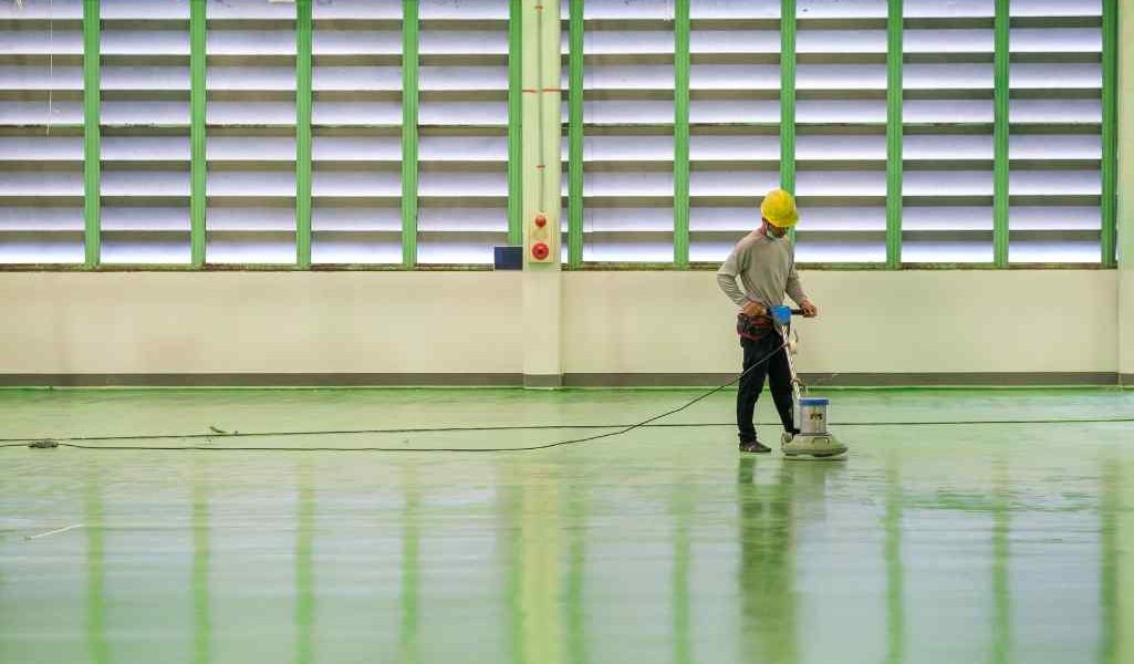 vệ sinh sàn công nghiệp Epoxy
